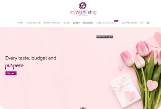 Mywishlisting Screenshot